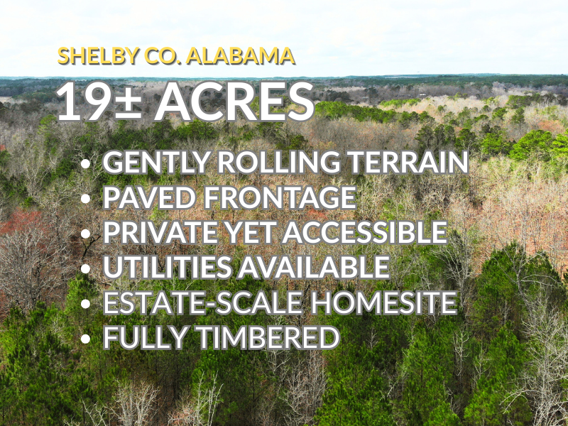 land for sale in Shelby County, Alabama
